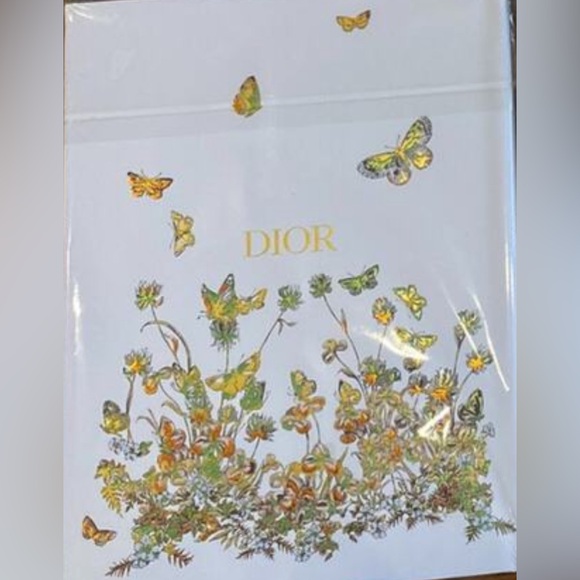 Christian Dior Butterfly Notebook Orange/Green - Picture 2 of 5